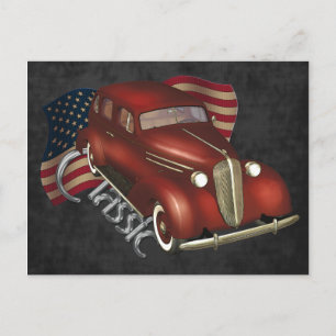 Amerikanische Klassiker-Auto-Postkarte Postkarte