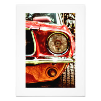 Amerikanische Klassiker - Rot (0275) Fotodruck