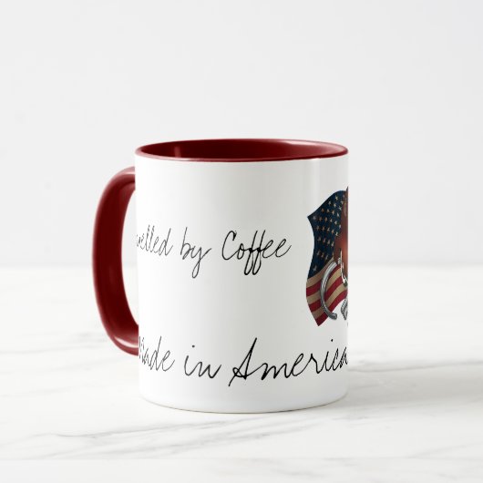 Amerikanische klassische Auto-Kaffee-Tassen Tasse (Vorderseite Links)