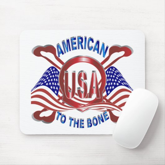 Amerikanische Knochen Mousepad (Mit Mouse)