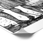 Amerikanische Kolonisten erklärten sich selbst Poster (Ecke)