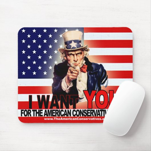 Amerikanische konservative Party-Mausunterlage Mousepad (Mit Mouse)