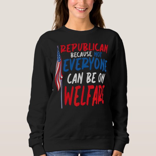 Amerikanische konservative Politik Freiheit Republ Sweatshirt (Vorderseite)