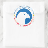 Amerikanische Konservative Sticker (Tasche)
