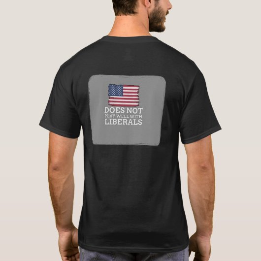 Amerikanische konservative T - Shirt (Rückseite)