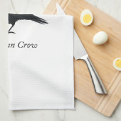 Amerikanische Krähe Geschirrtuch (Viertel Falte)