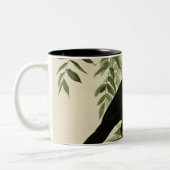 Amerikanische Krähe Zweifarbige Tasse (Links)