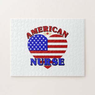 Amerikanische Krankenschwester Puzzle