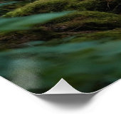 Amerikanische Krieger und Wolf-Wildlife-Design Poster (Ecke)