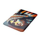 Amerikanische Kriegerprinzessin Badematte (Schrägansicht)