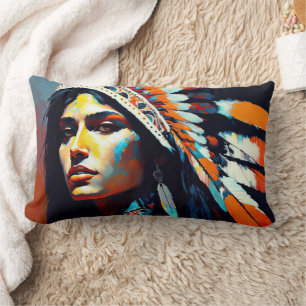 Amerikanische Kriegerprinzessin Lendenkissen