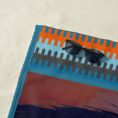 Amerikanische Kriegerprinzessin Strandtuch (Beispiel)