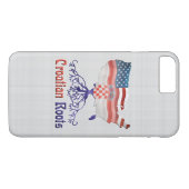 Amerikanische Kroatische Roots Case-Mate iPhone Hülle (Rückseite (Horizontal))