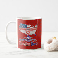Amerikanische Kroatische Roots-Kaffee-Tasse