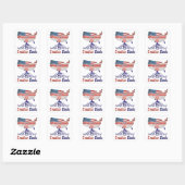 Amerikanische Kroatische Roots Stickers (Blatt)