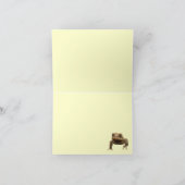 Amerikanische Kröte danken Ihnen Dankeskarte (Innenseite)