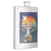 Amerikanische Kuh Flachmann (Rechts)