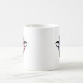 Amerikanische Kuh-Tasse Kaffeetasse (Mittel)