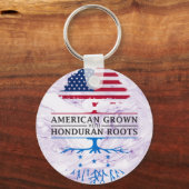 Amerikanische Kultur mit honduranischen Roots-Marm Schlüsselanhänger (Vorderseite)