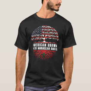 Amerikanische Kultur mit marokkanischen Wurzeln Ma T-Shirt