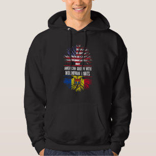 Amerikanische Kultur mit moldawischen Roots Usa Fl Hoodie