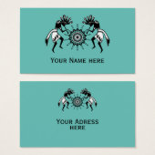 Amerikanische Kultur - Sun Dancing Kokopelli 1 (Vorne & Hinten)