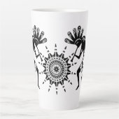 Amerikanische Kultur - Sun Dancing Kokopelli 1 Milchtasse (Vorderseite)