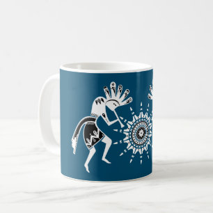 Amerikanische Kultur - Sun Dancing Kokopelli 2 Kaffeetasse