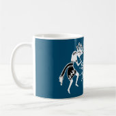 Amerikanische Kultur - Sun Dancing Kokopelli 2 Kaffeetasse (Links)