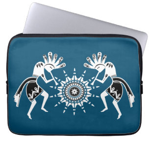 Amerikanische Kultur - Sun Dancing Kokopelli 2 Laptopschutzhülle