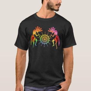 Amerikanische Kultur - Sun Dancing Kokopelli 4 T-Shirt