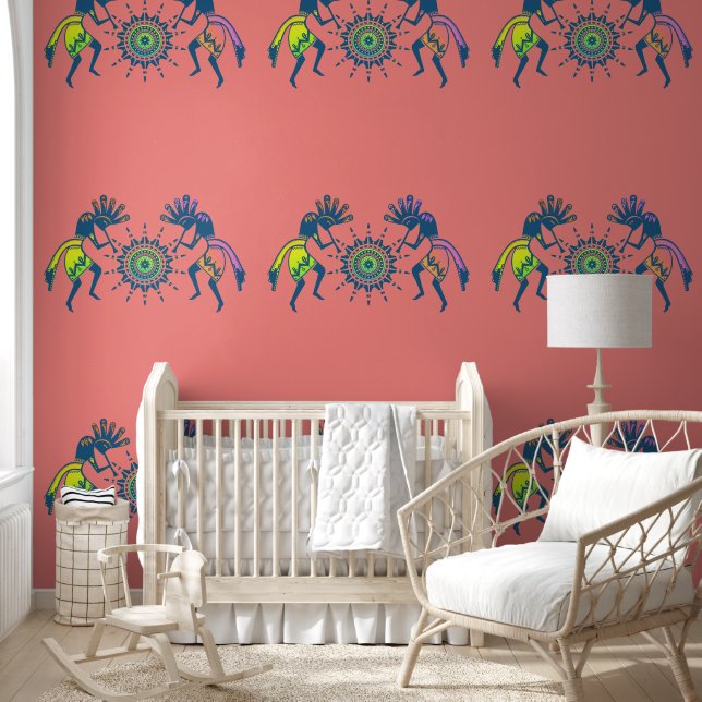 Amerikanische Kultur - Sun Dancing Kokopelli 5 Tapete (Kinder)