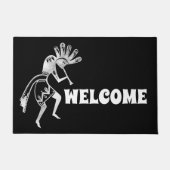 Amerikanische Kultur - Tanzen Kokopelli 2 Fußmatte (Vorderseite)