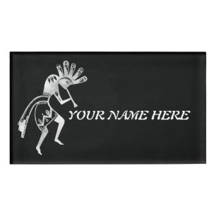 Amerikanische Kultur - Tanzen Kokopelli 2 Namenschild