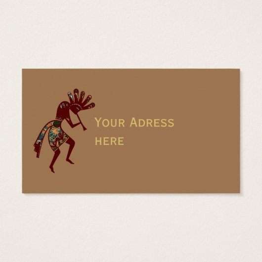 Amerikanische Kultur - Tanzen Kokopelli 3 (Rückseite)