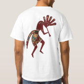 Amerikanische Kultur - Tanzen Kokopelli 3 T-Shirt (Rückseite)