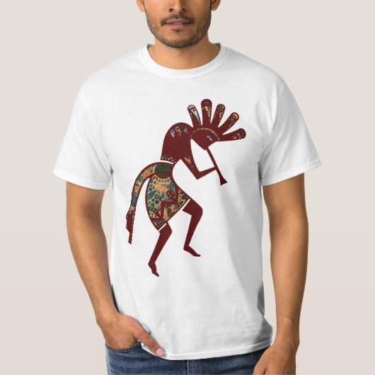 Amerikanische Kultur - Tanzen Kokopelli 3 T-Shirt (Vorderseite)