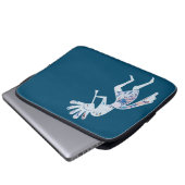 Amerikanische Kultur - Tanzen Kokopelli 4 Laptopschutzhülle (Vorne Knopf)