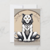 Amerikanische Kunst Dankeskarte (Rückseite)