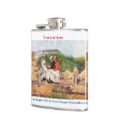 Amerikanische Kunst Flachmann (Links)