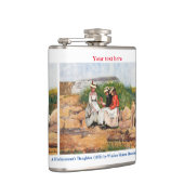 Amerikanische Kunst Flachmann (Rechts)