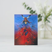 Amerikanische Kunst Postkarte (Stehend Vorderseite)