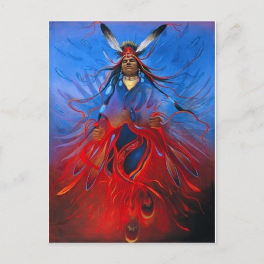 Amerikanische Kunst Postkarte (Vorderseite)