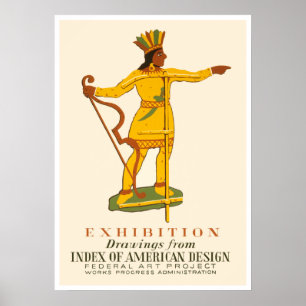 Amerikanische Kunstausstellung Poster