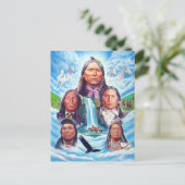 Amerikanische Künstlerinnen und Künstler Postkarte (Stehend Vorderseite)