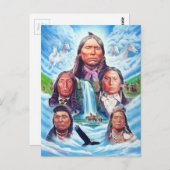 Amerikanische Künstlerinnen und Künstler Postkarte (Vorne/Hinten)