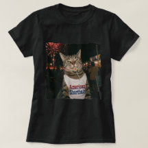 Amerikanische Kurzhaar-Katze Feuerwerk Lutscher