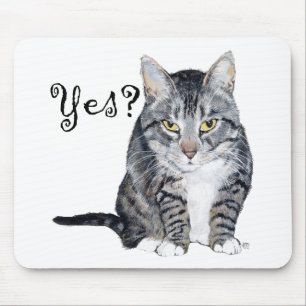 Amerikanische Kurzhaar Katze - Ja? Mousepad