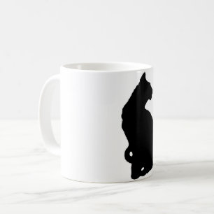 Amerikanische Kurzhaar-Silhouette Kaffeetasse