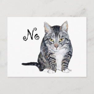 Amerikanische Kurzhaarkatze - Nein Postkarte